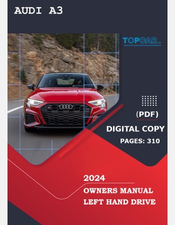 audi a3 2024 owners manual